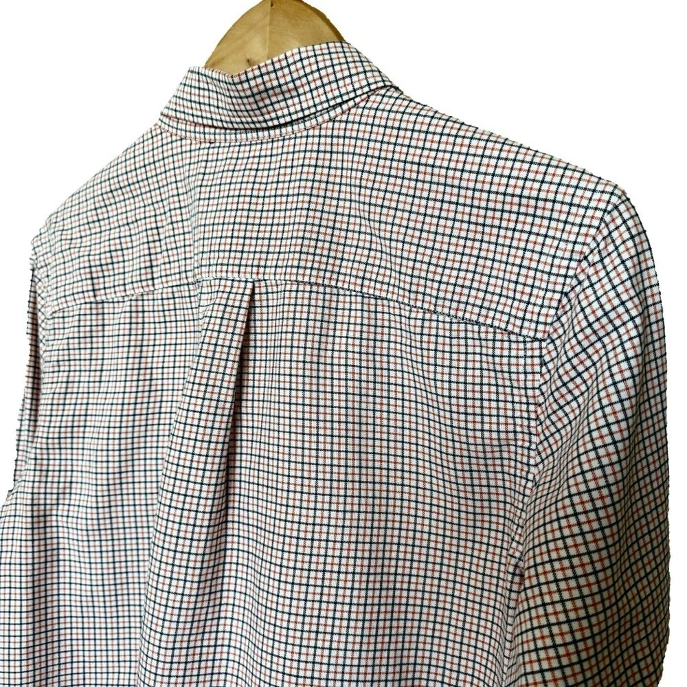 Ralph Lauren Boy’s XL Checkered Button-Up Dress Shirt Multicolor 100% Cotton